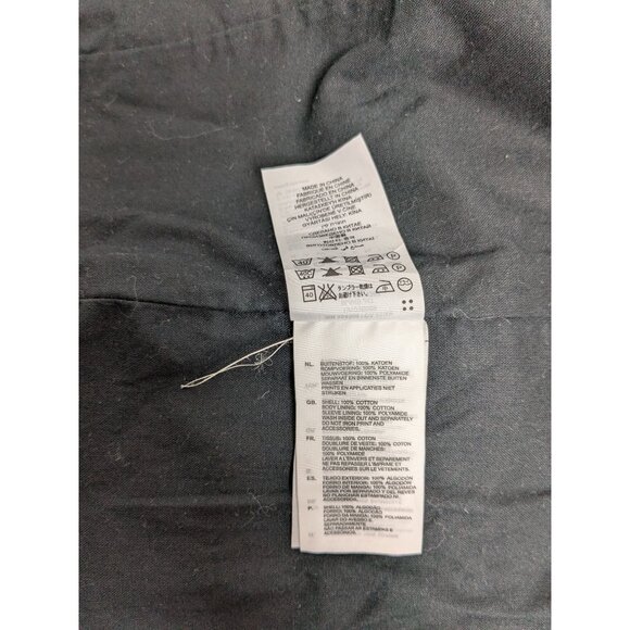 G STAR RAW Black Waxed Denim Jacket Biker Alt - Picture 8 of 15